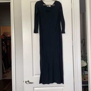 Long Sleeve Maxi Dress with Slit
